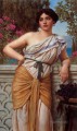 Reverie 1912 Neoclassicist lady John William Godward